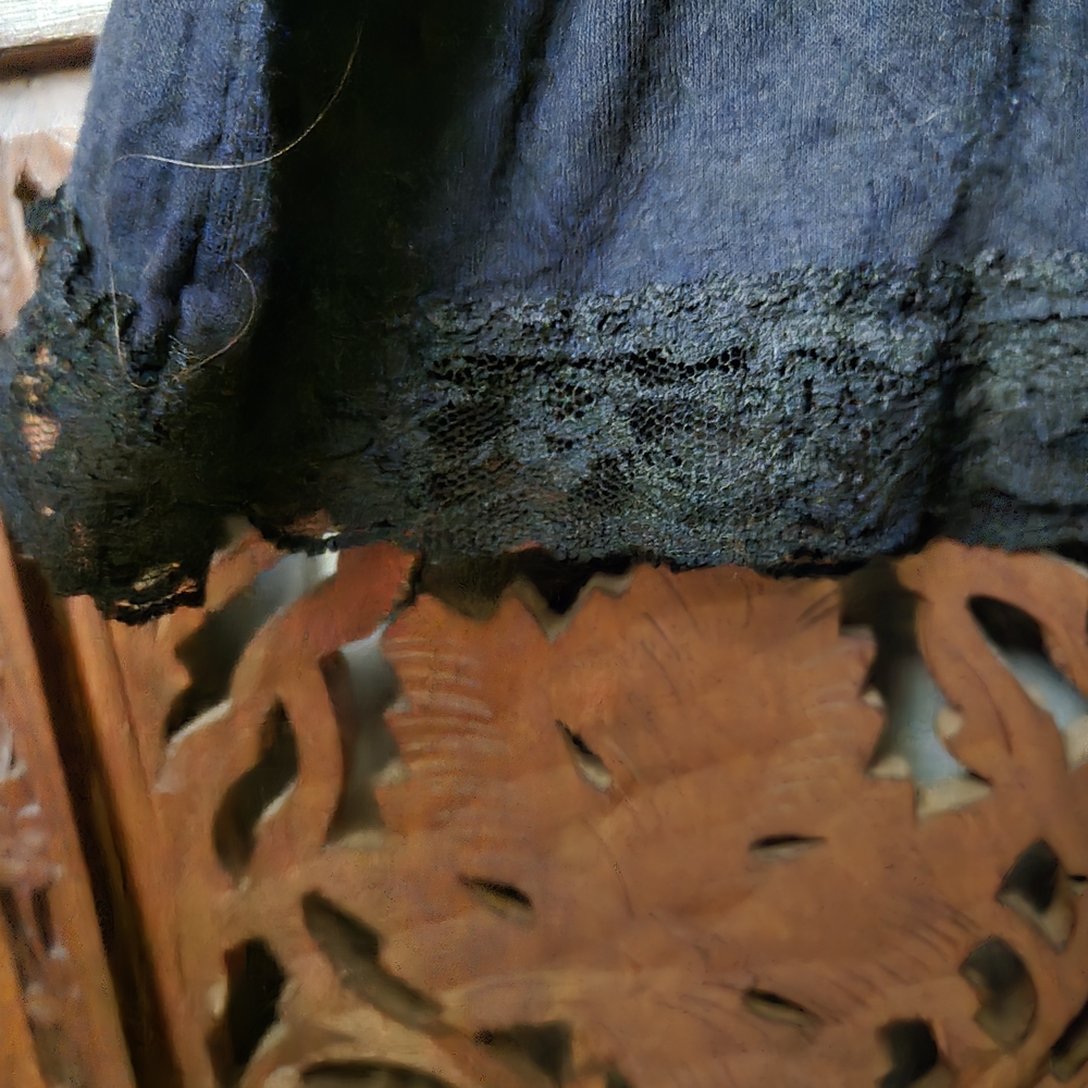 Vintage Black Tiered Skirt - Picture 4 of 8